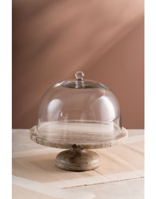 Earthy Marble Cake Stand 