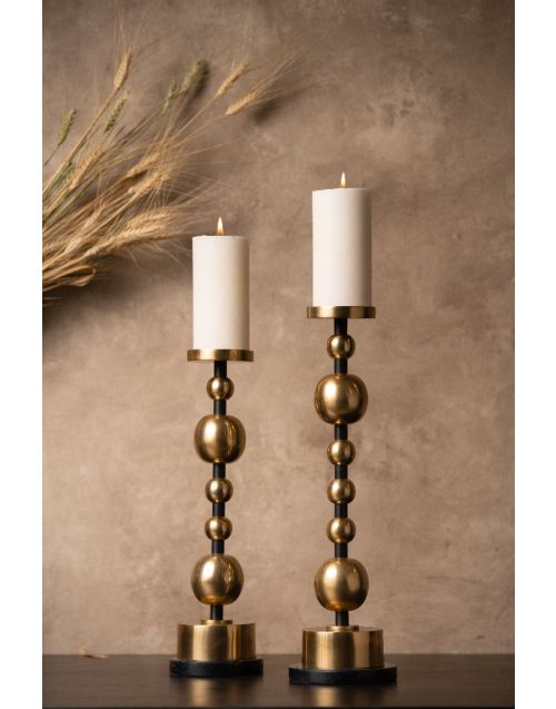 Tall Baller Candle Holder (Set Of 2 )