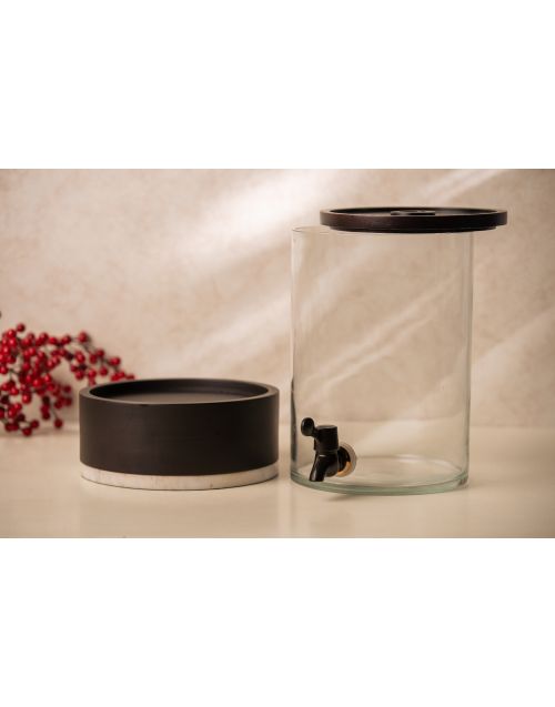 Mid Century Drink Dispenser (Black)