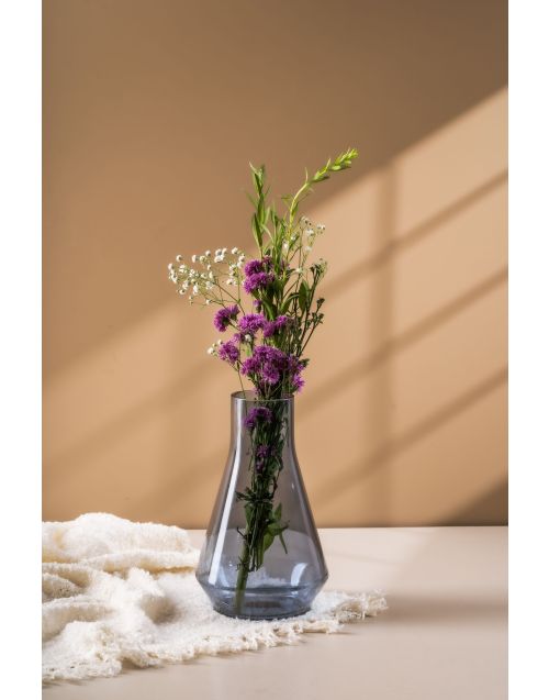 Enchanted Blue Glass Vase