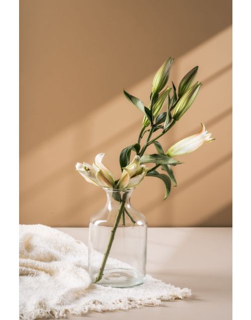 Lily Clear Glass Vase