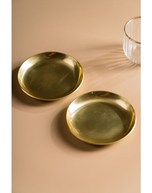 Golden Jewel Tray (Set of 02) 