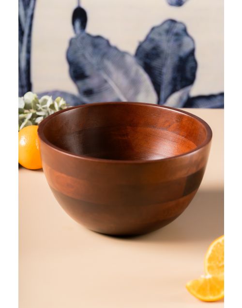 Wooden Fruit Bowl Large
