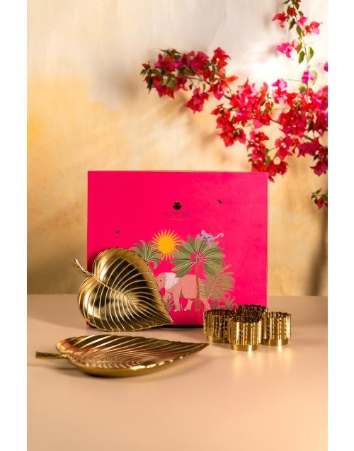 Housewarming Haven Gift Box - Golden