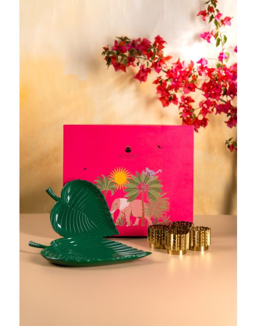 Housewarming Haven Gift Box - Bottle Green