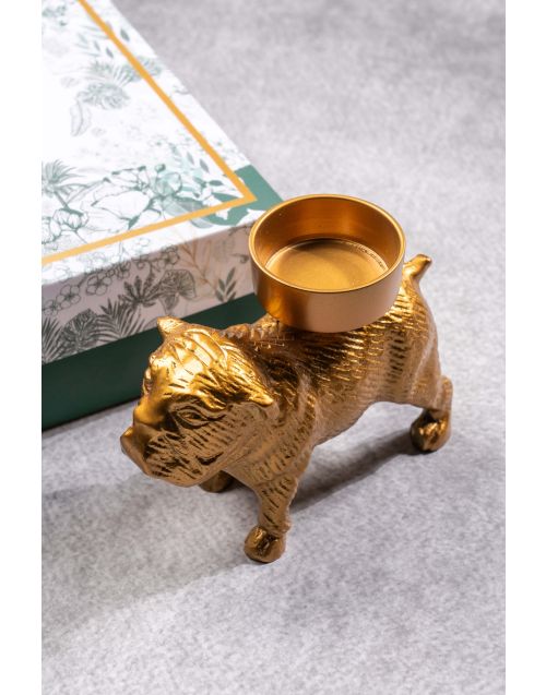 Bull Dog Tea Light Box