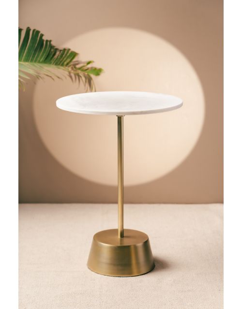 Kairos Side Table - Marble Top