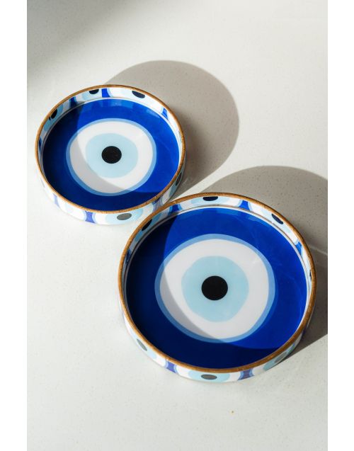 Evil Eye Tray Set of 02 