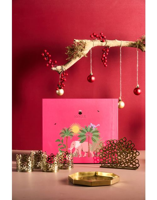 Floral Hexa Glow Gift Box