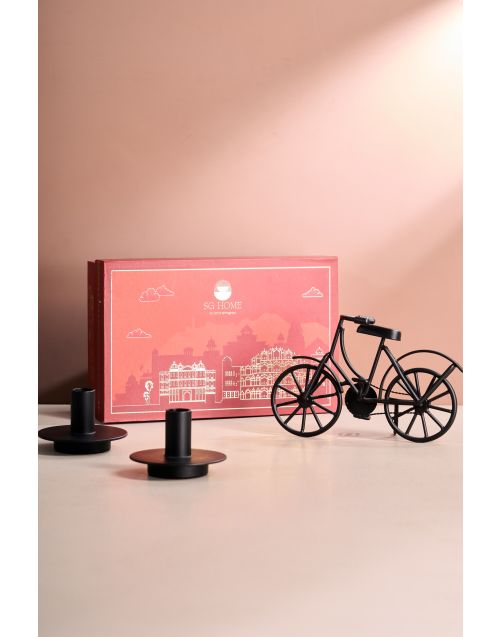 Indi High Ride Set with wax cadles (Set of 3) 