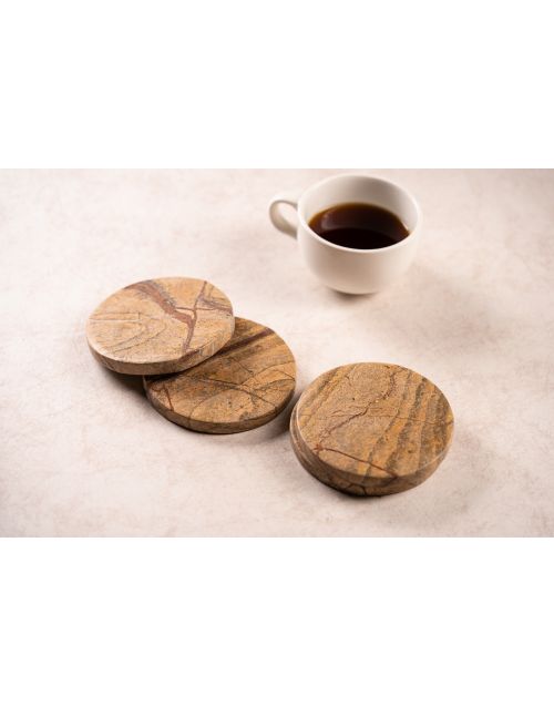 Creative Round Coasters (Set of 4)