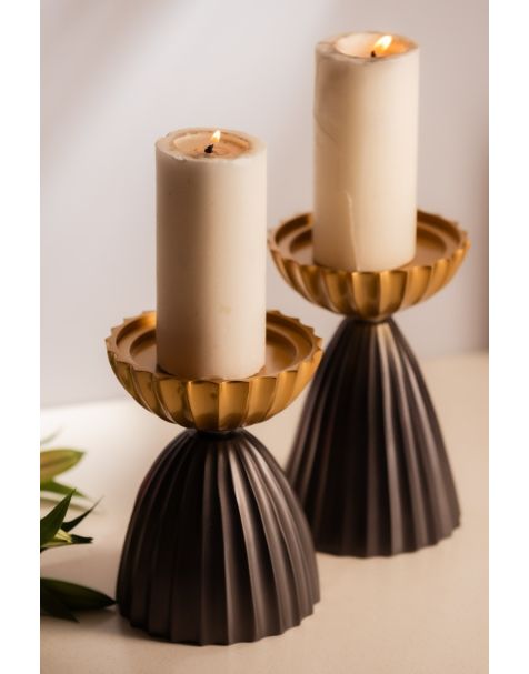 Bloom Candle Stand (Set of 2) 