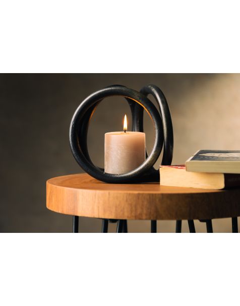 Faceted Candle Holder-Medium