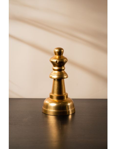 Check Mate Queen Gold Accent