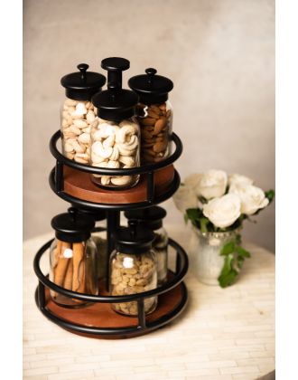 Rotary 7 Jar Spice Rack